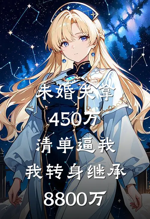 未婚夫拿450万清单逼我，我转身继承8800万