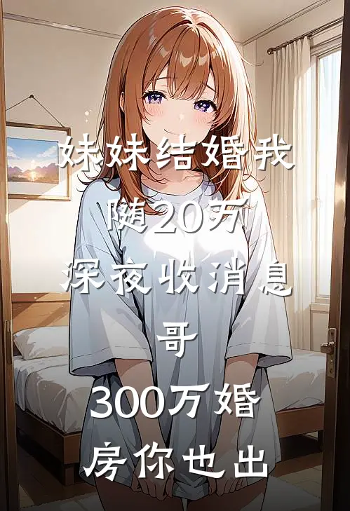 妹妹结婚我随20万，深夜收消息：哥，300万婚房你也出