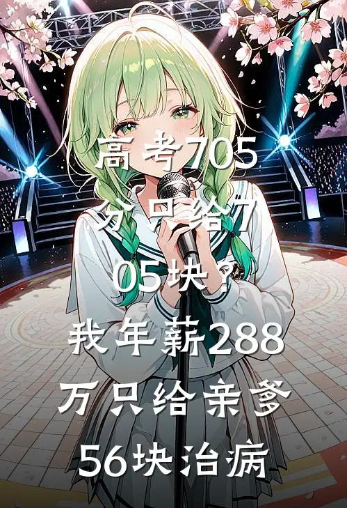 高考705分只给705块？我年薪288万，只给亲爹56块治病