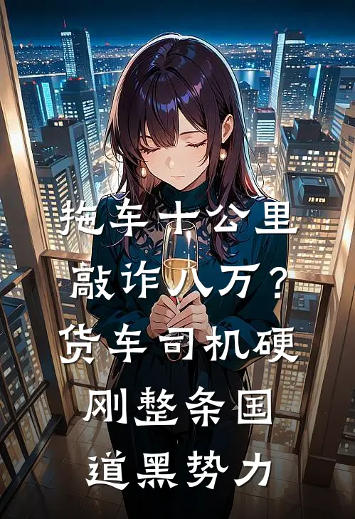拖车十公里敲诈八万？货车司机硬刚整条国道黑势力