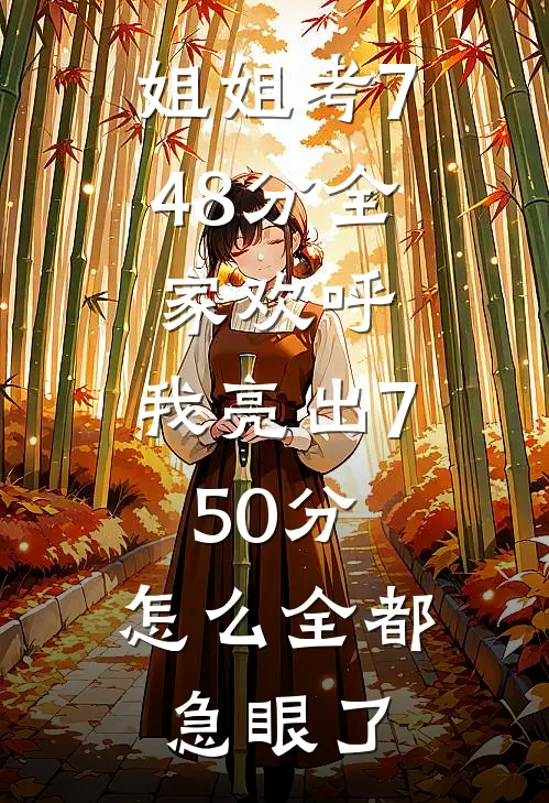 姐姐考748分全家欢呼，我亮出750分，怎么全都急眼了