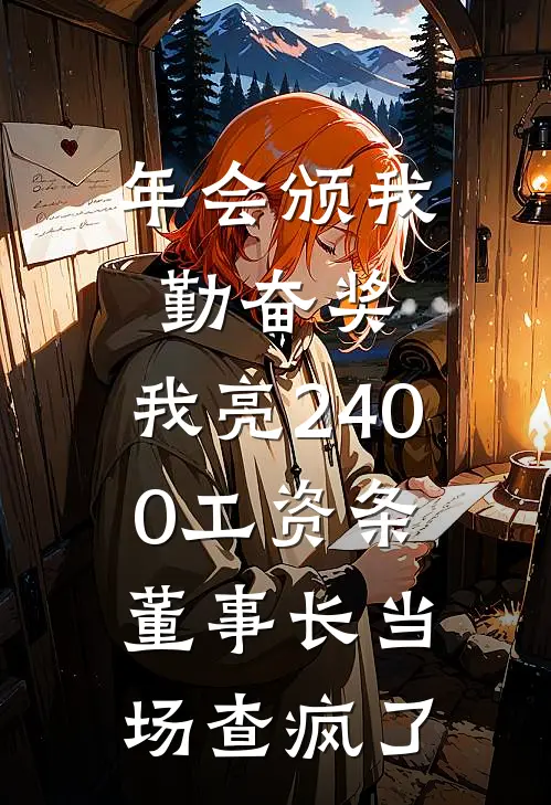 年会颁我勤奋奖，我亮2400工资条，董事长当场查疯了