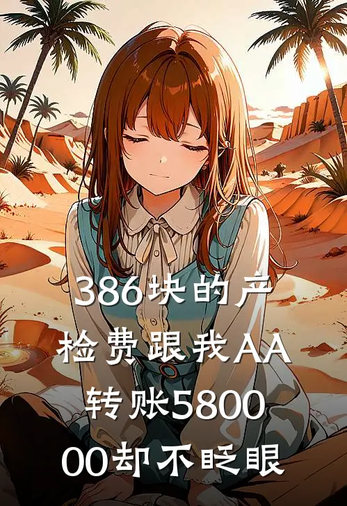 386块的产检费跟我AA，转账580000却不眨眼。