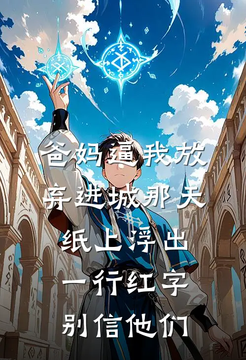 爸妈逼我放弃进城那天，纸上浮出一行红字：别信他们