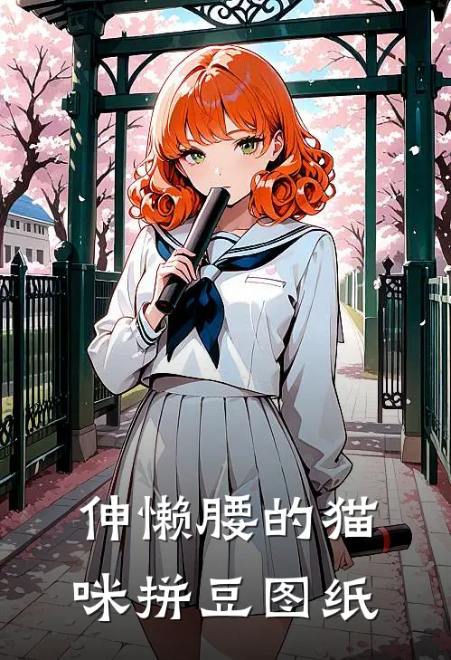 伸懒腰的猫咪拼豆图纸