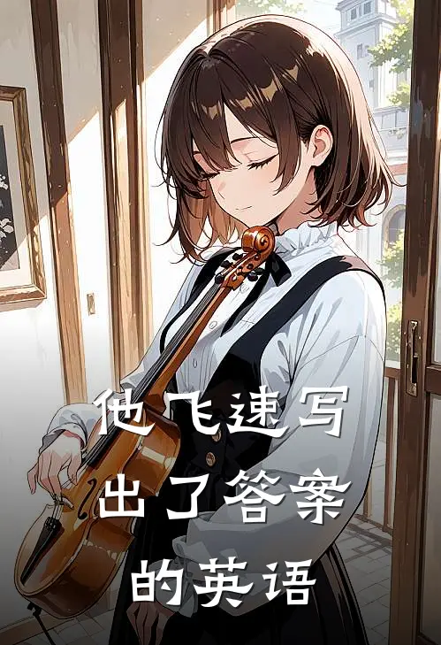 他飞速写出了答案的英语
