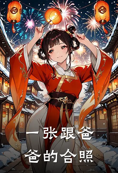 一张跟爸爸的合照