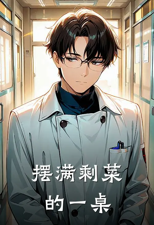 摆满剩菜的一桌